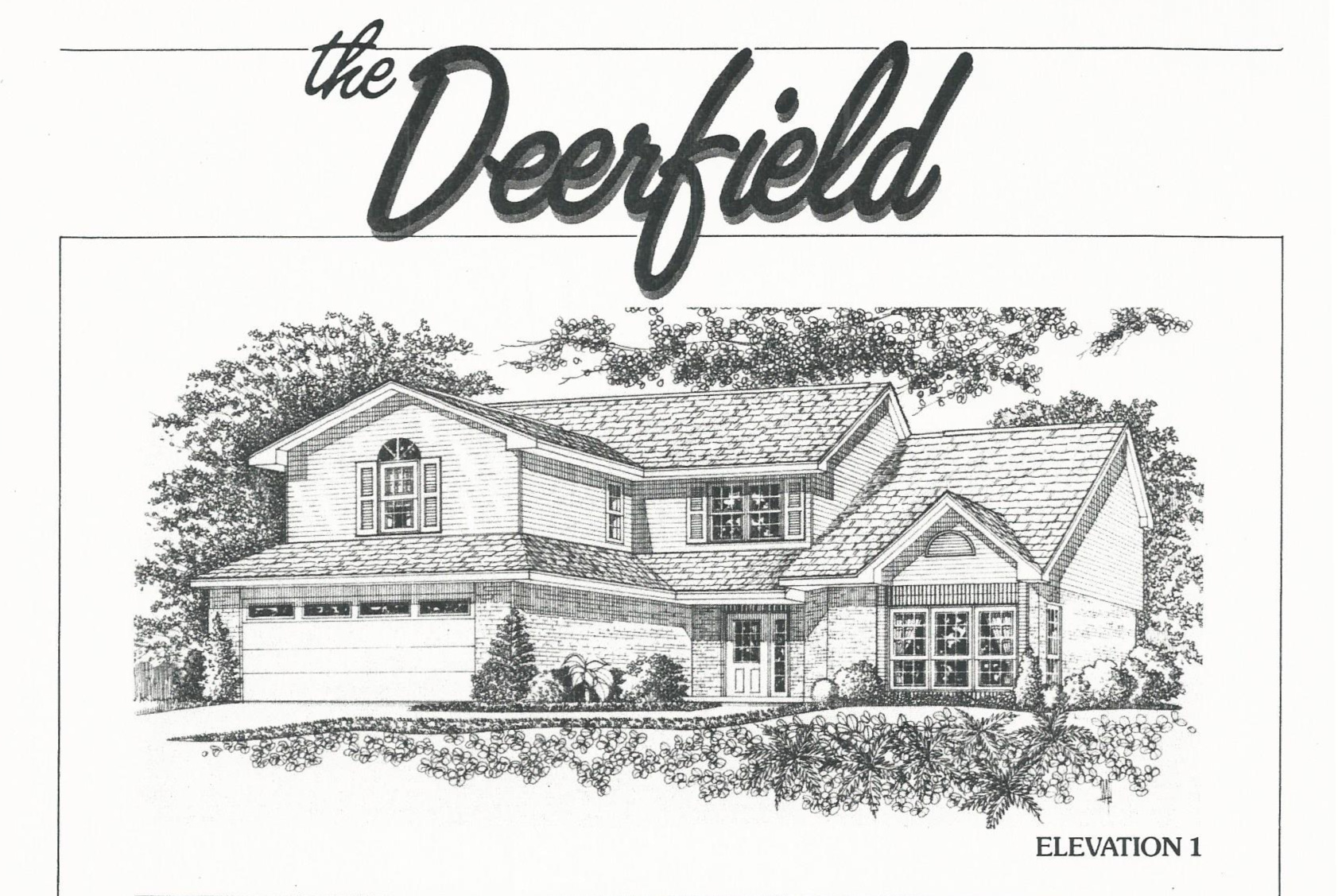 Huber Home Floor Plans: The Deerfield