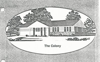 Huber Home Floor Plans: The Colony