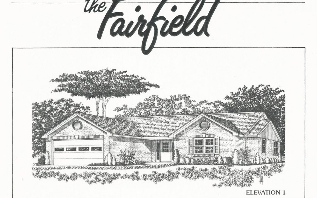 Huber Homes Floor Plans: The Fairfield
